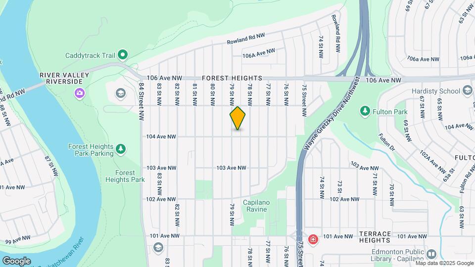7812 104 Ave NW Map and Location Details