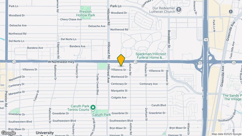 3224 Villanova St Map and Location Details