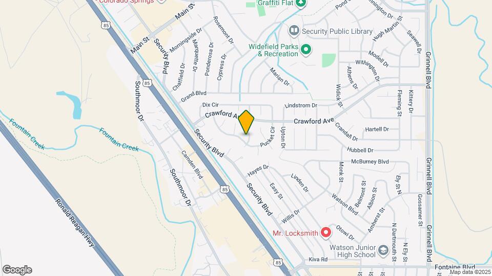 210 Wallace St Map and Location Details