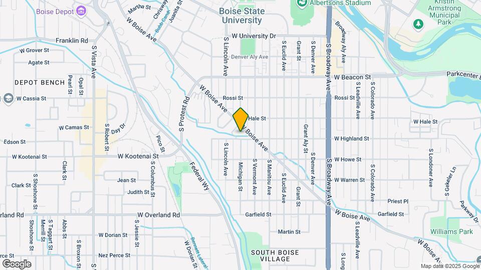1602 W Highland St Map and Location Details