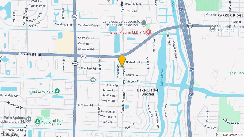 1853 Florida Mango Rd Map and Location Details