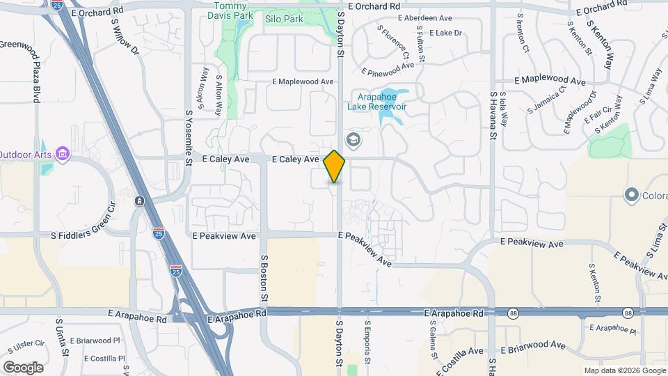 9633 E Caley Cir Map and Location Details