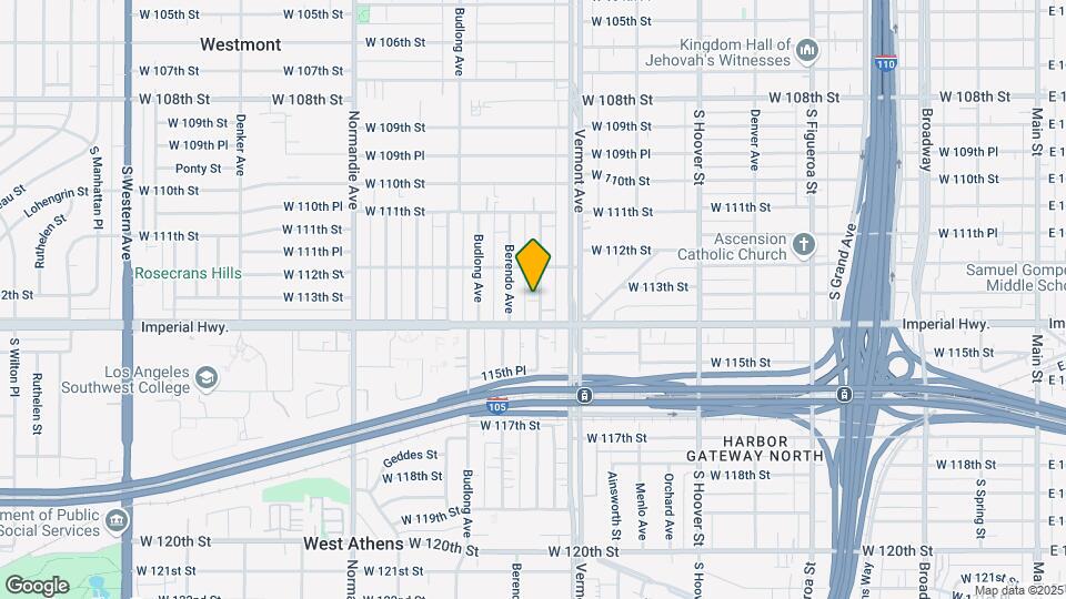 11233-11235 S New Hampshire Ave Map and Location Details