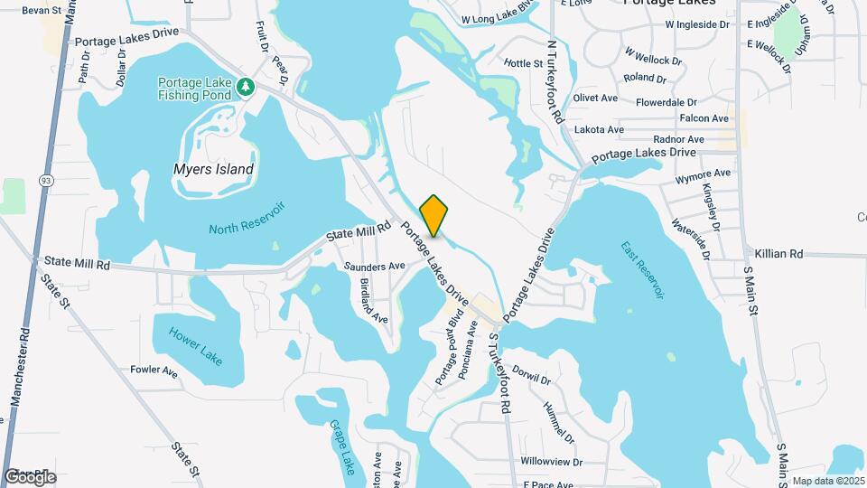 611 Portage Lakes Dr Map and Location Details