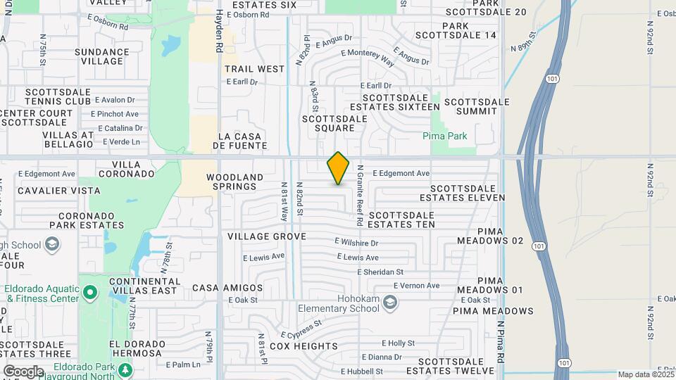 8302 E Windsor Ave Map and Location Details