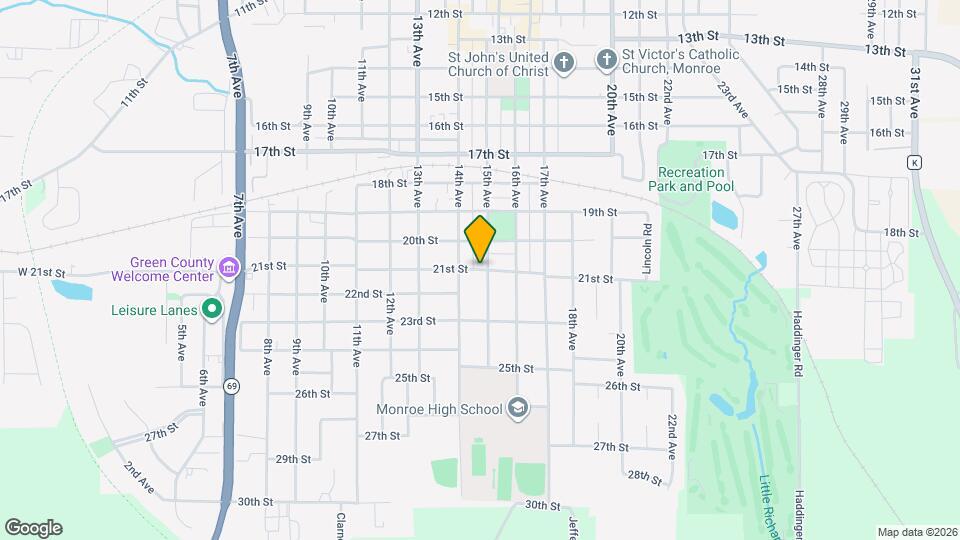1425 21st St, Unit 1425 21st St Map and Location Details