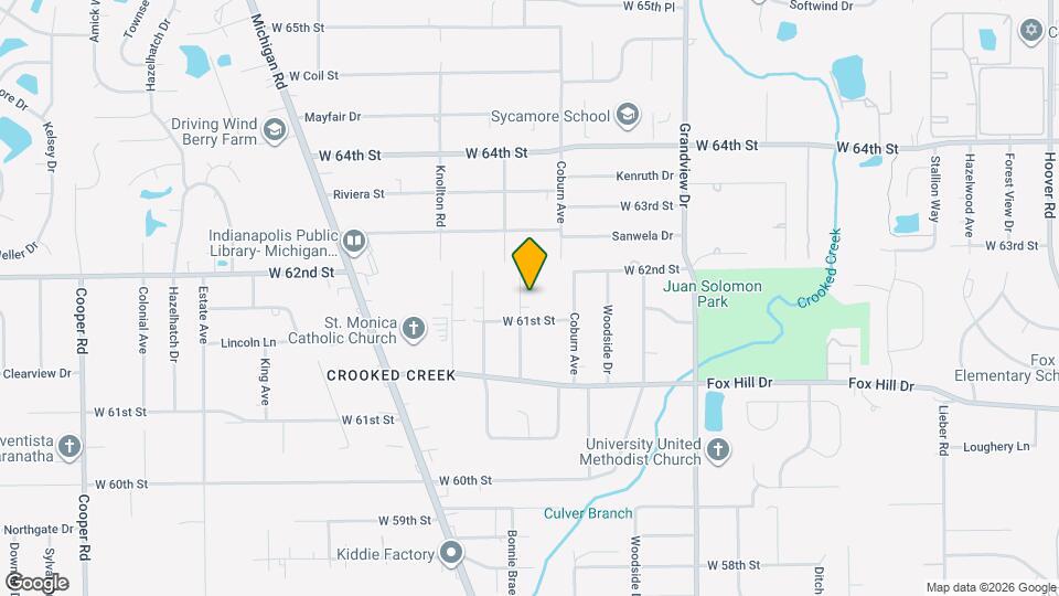 6117 Bettcher Ave Map and Location Details