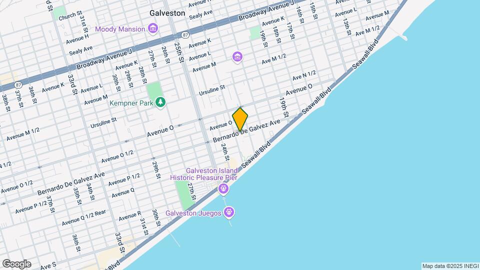 2225 Bernardo De Galvez Ave Map and Location Details