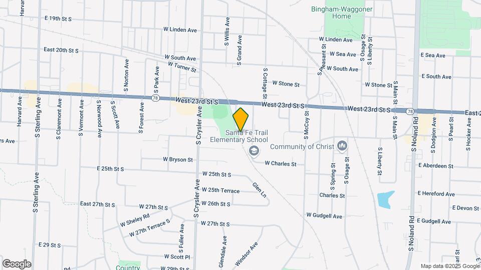 2320 S Grand Ave Map and Location Details