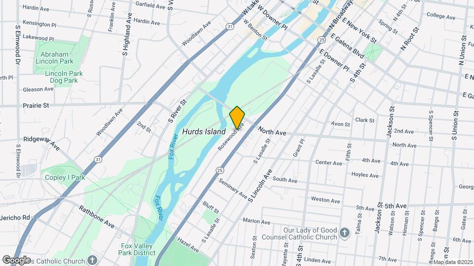 328 Rosewood Ave Map and Location Details