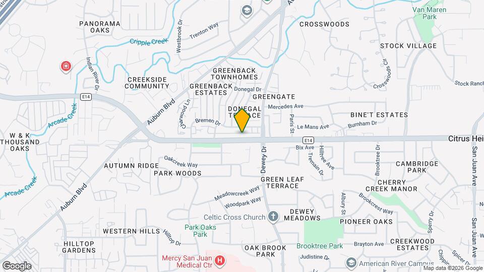6529 Greenback Ln Map and Location Details