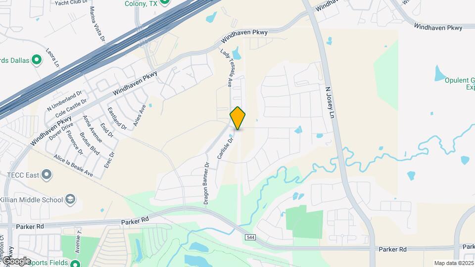 709 Carlisle Dr Map and Location Details