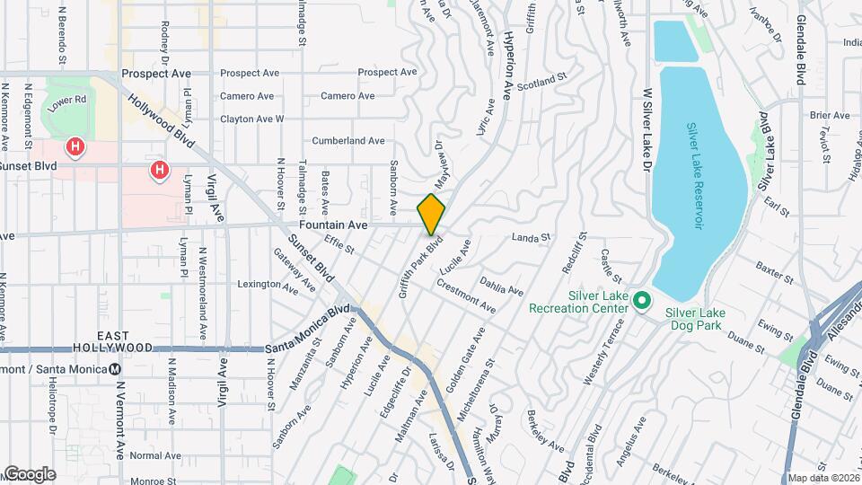 1761 Griffith Park Blvd Map and Location Details