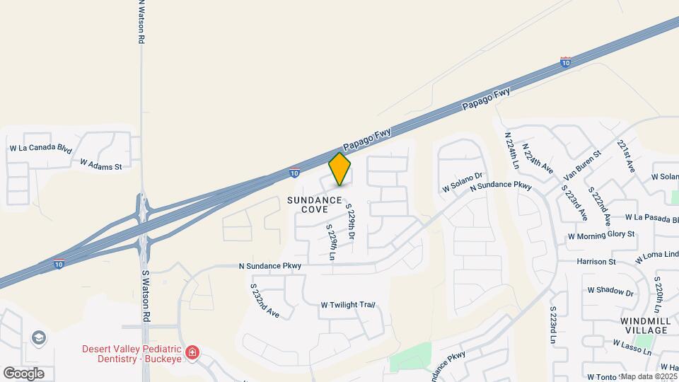 22961 W Solano Dr Map and Location Details