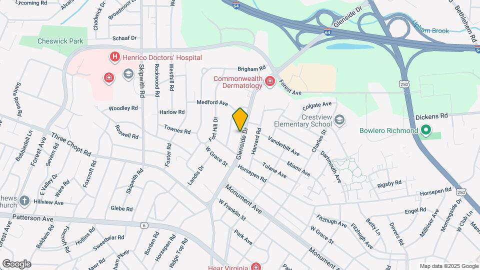 1516 Glenside Dr Map and Location Details