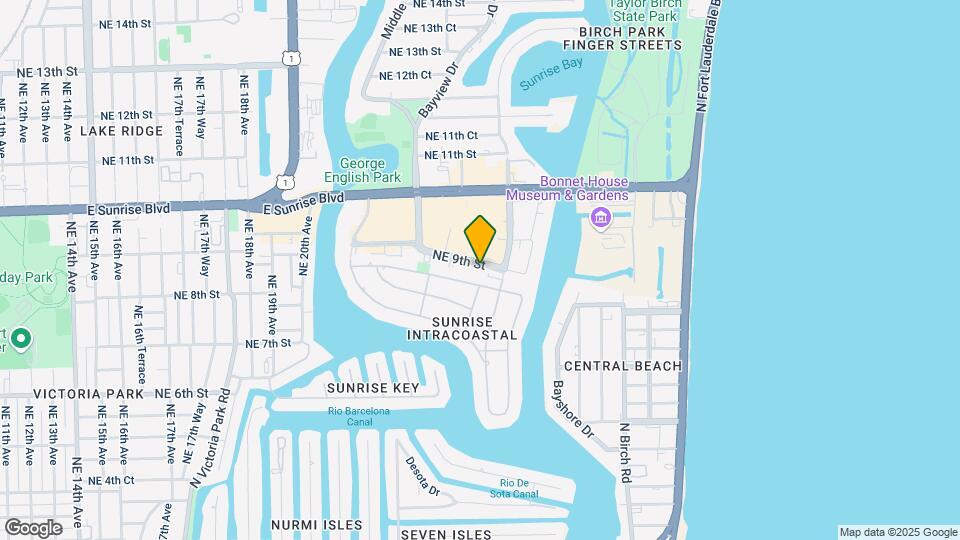 2530 NE 9th St Mapa y Detalles de la Ubicación