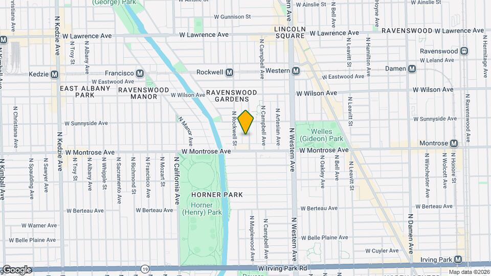 4426 N Maplewood Ave Mapa y Detalles de la Ubicación