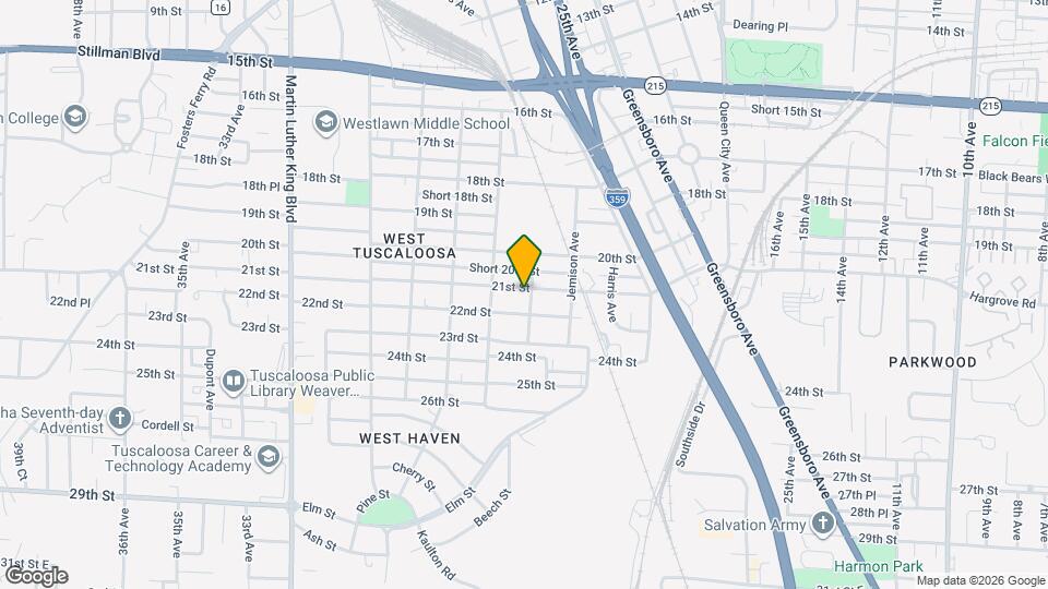 2683 21st St Map and Location Details