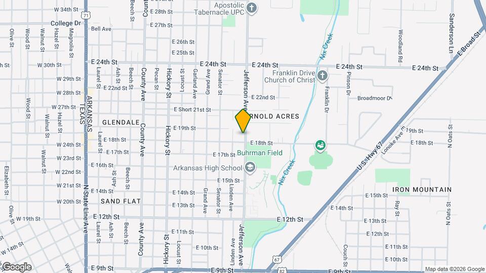 1813 Jefferson Ave Mapa y Detalles de la Ubicación