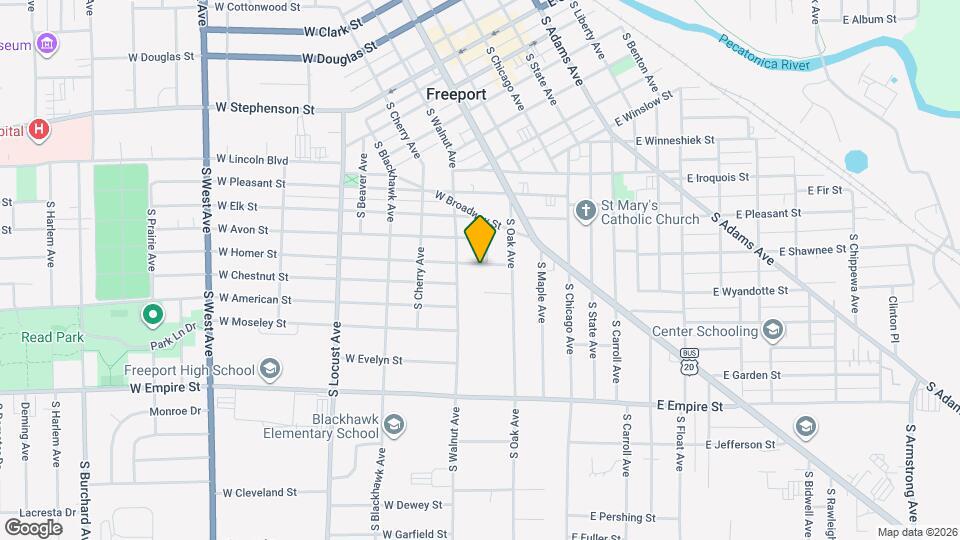 235 W Homer St Map and Location Details