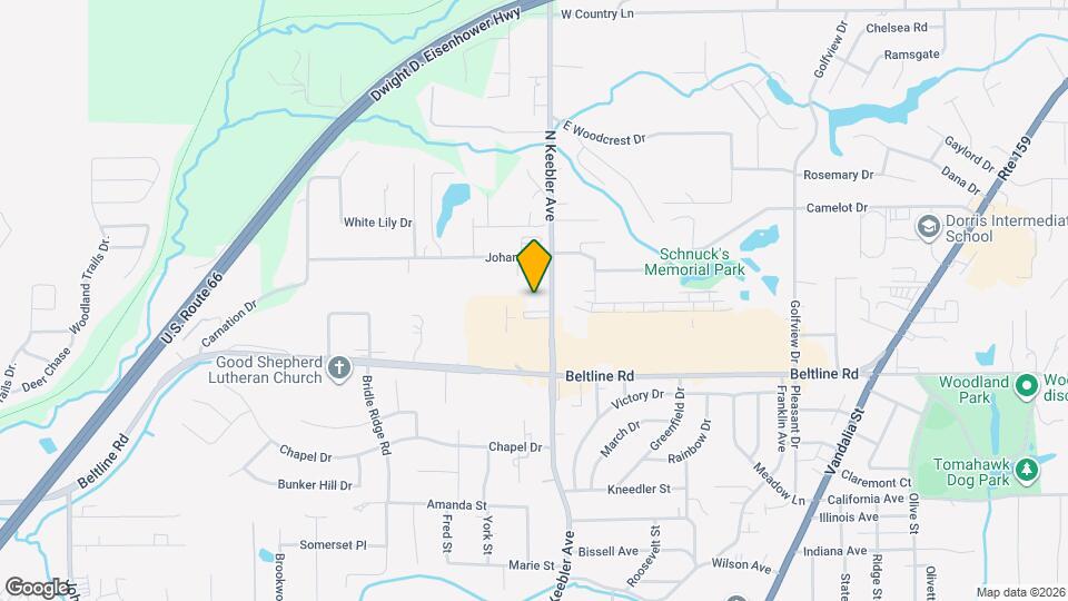 1751 N Keebler Ave Map and Location Details