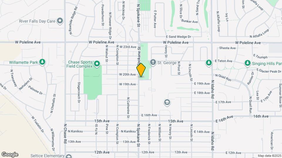 109 W 19th Ave Map and Location Details