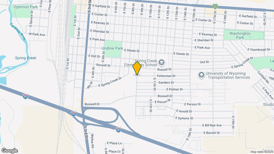 1202 S 9th St Map and Location Details