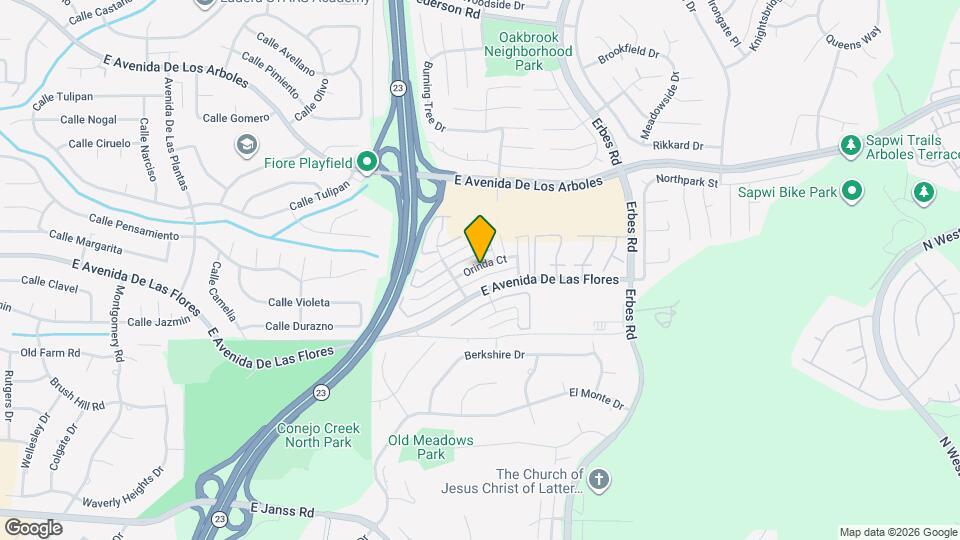 1782 Orinda Ct Map and Location Details