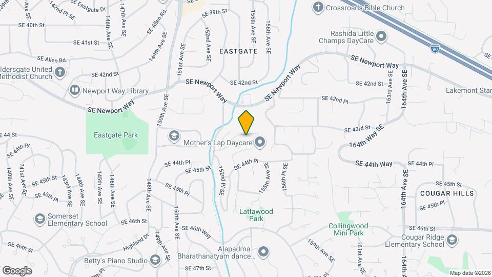 15242 SE 43rd Ct Map and Location Details