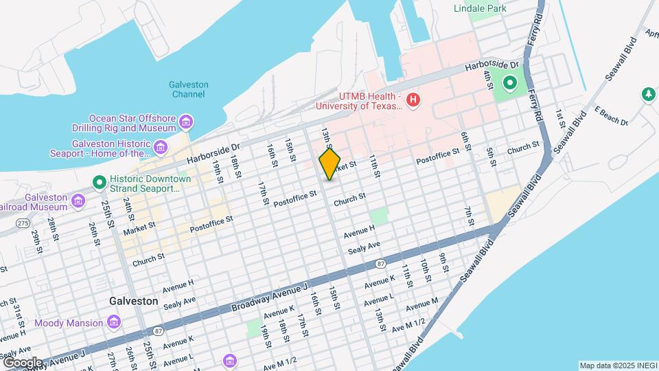 1324 Postoffice St Mapa y Detalles de la Ubicación