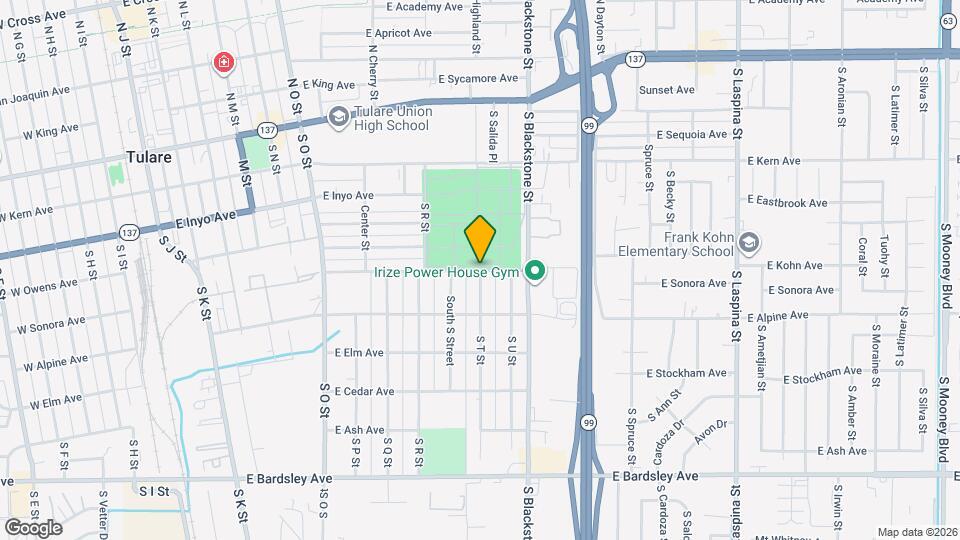 494 S T St Map and Location Details