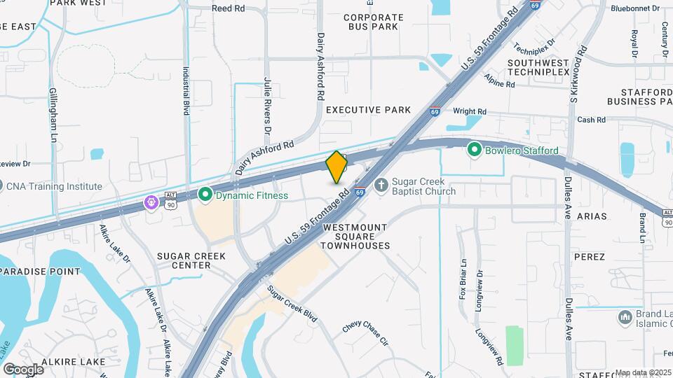 Furnished Studio-Houston - Sugar Land Map and Location Details