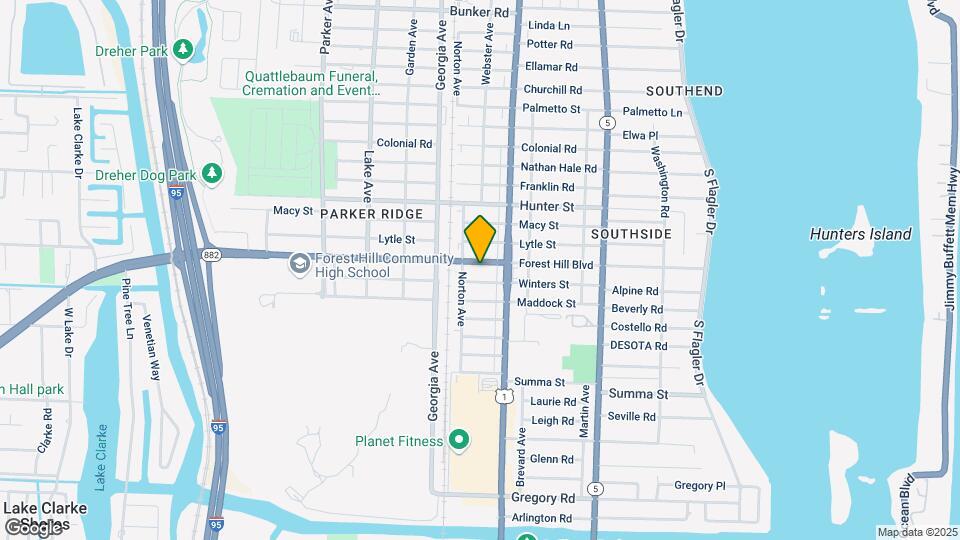 428 Forest Hill Blvd Map and Location Details