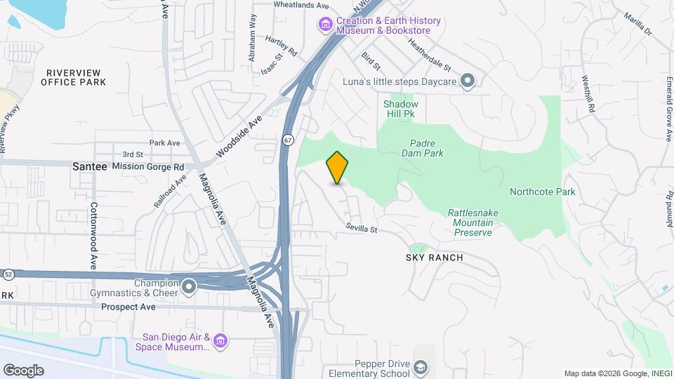 1415 Calabria St Map and Location Details