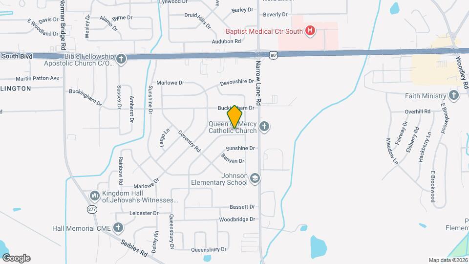 1381 Biscayne Dr Map and Location Details