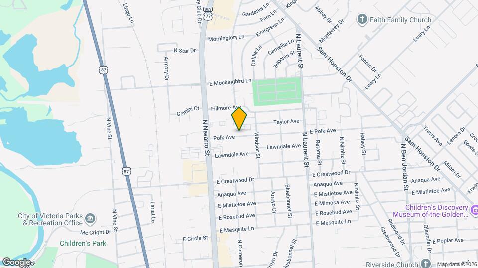 706 E Polk Ave Map and Location Details