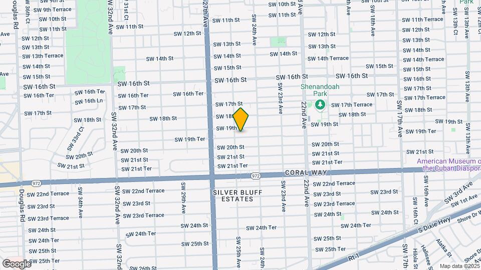 2485 SW 19th Ter Map and Location Details