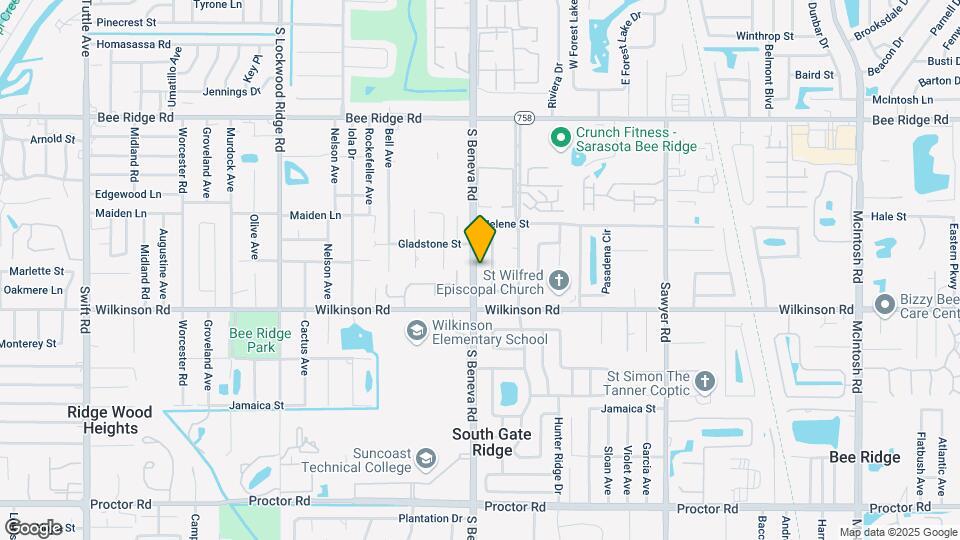 4235 S Beneva Rd Map and Location Details