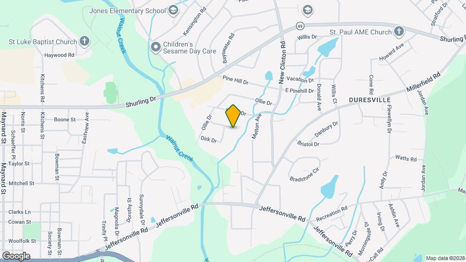 1975 Thomas Drive Mapa y Detalles de la Ubicación