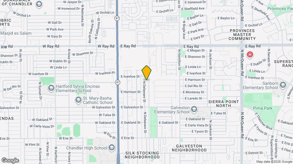 761 N Delaware St Map and Location Details