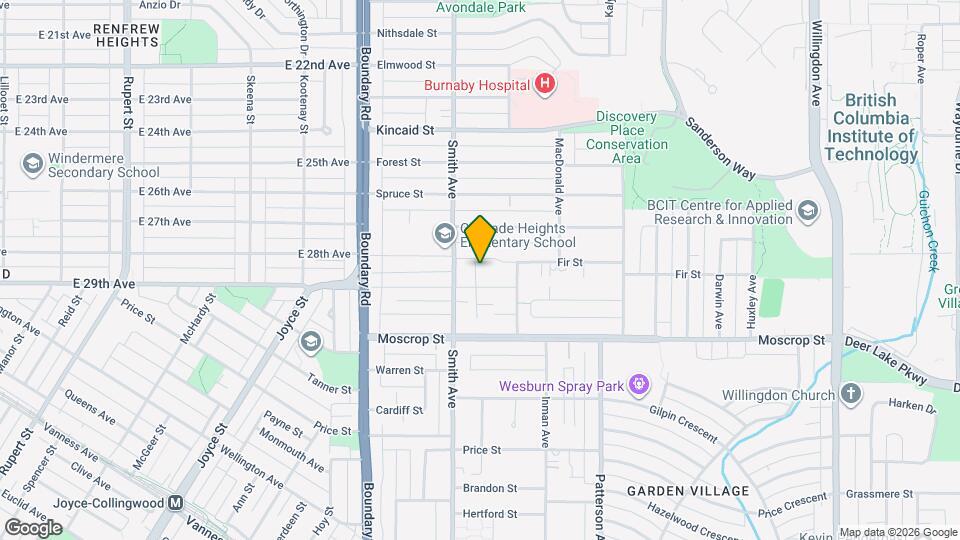 3850 Fir St Map and Location Details