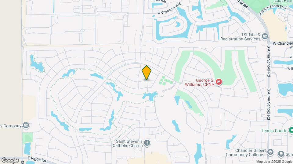 9559 E Sunburst Dr Map and Location Details