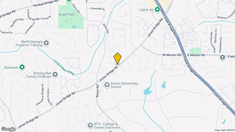 3195 Jones Bridge Rd Map and Location Details