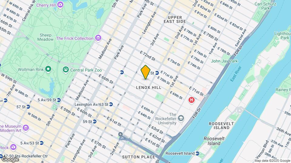 215 East 68th Street Map and Location Details