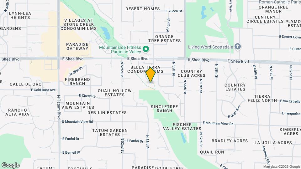 5335 E Shea Blvd Map and Location Details