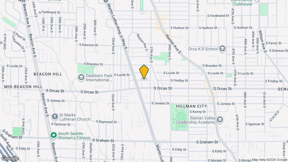 3609 S Findlay St Map and Location Details