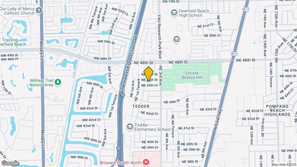 257 NE 45th Ct Map and Location Details