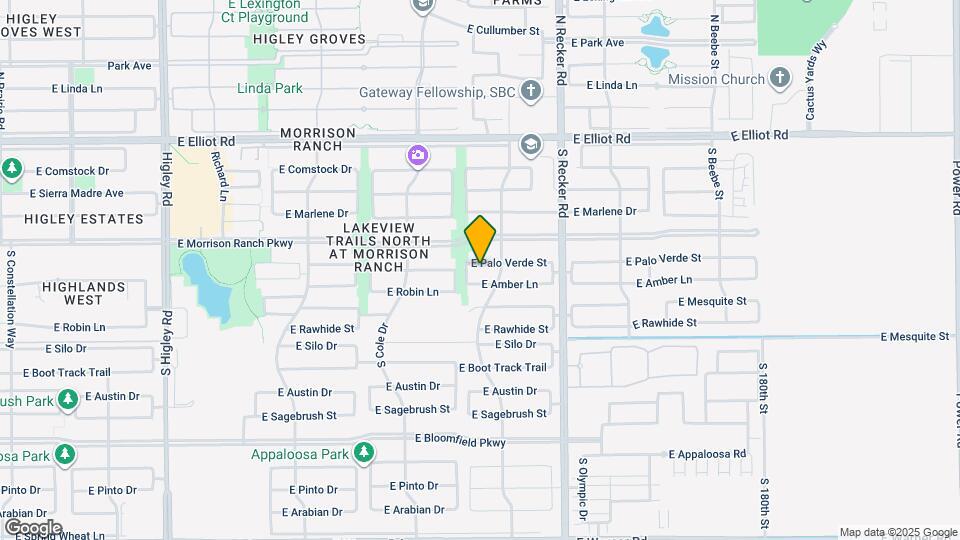 3841 E Palo Verde St Map and Location Details