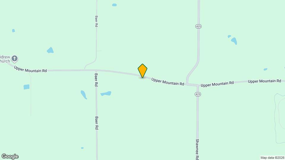 3582 Upper Mountain Rd Map and Location Details