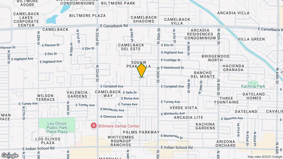 4521 N 35th St Map and Location Details